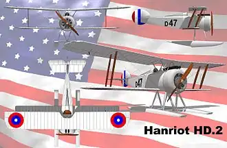 vue en plan de l’avion