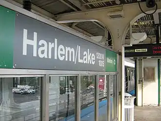 La station Harlem/Lake