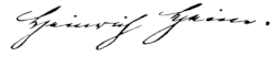 signature de Heinrich Heine