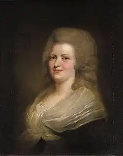 Portrait de Clotilde de France, huile sur toile, v. 1780.