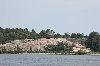 Korkeasaari vue de la mer.