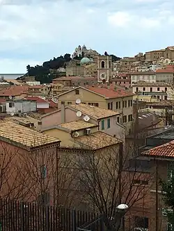 Vue de San Ciriaco depuis le centre historique.