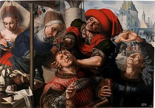 L'Excision de la pierre de folie, 1555, Musée du Prado, Madrid.