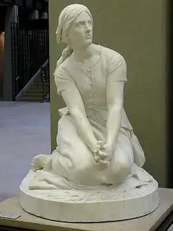 Jeanne d'Arc écoutant ses voix (1872), marbre, Paris, musée d'Orsay.
