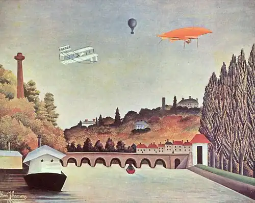 Douanier RousseauVue du pont de Sèvres, 1908Musée Pouchkine, Moscou.