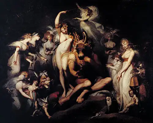 Titania et Bottom, vers 1790, Londres, Tate Britain.