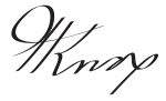 Signature de Henry Knox