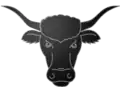 Heraldic biull's head