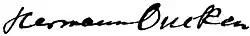 signature de Hermann Oncken