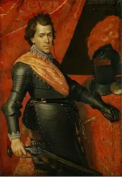 Portrait du duc Christian von Braunschweig-Wolfenbüttel, 1619.