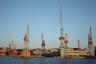 Le chantier naval de Hietalahti.