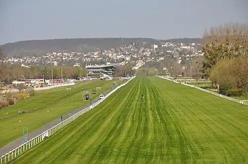 Vue de la piste principale.