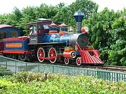 Locomotive du Hong Kong Disneyland Railroad à Hong Kong Disneyland.