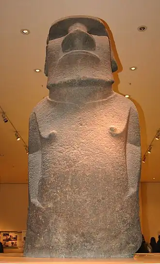 Moai dit Hoa Hakananai'a, d’Orongo (British Museum).