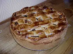 Tarte aux pommes néerlandaise.
