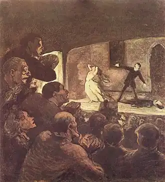 Honoré Daumier, Le Drame, vers 1860