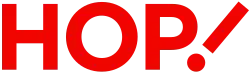 Logo d ela compagnie Française Hop ! dans les années 2010.
