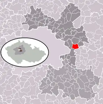 Localisation de Horoušany