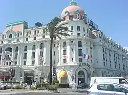Vue de la promenade des Anglais.