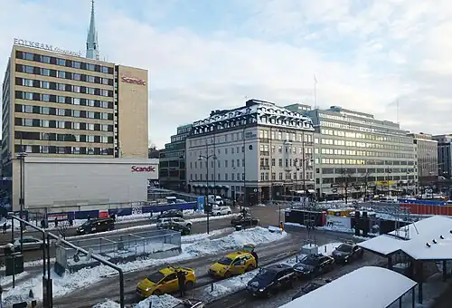 L'hôtel Scandic Continental.