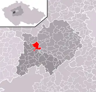 Localisation de Hředle