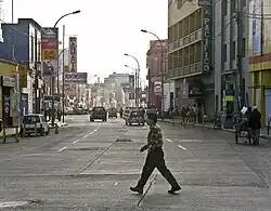 Une rue du centre-ville