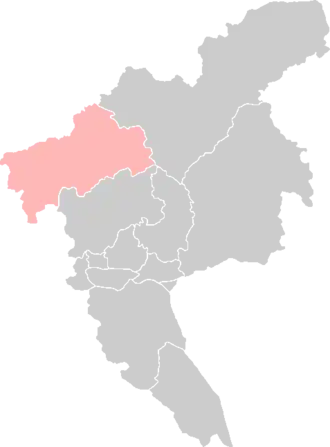 Localisation de Huādū Qū