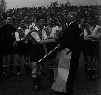 Bas Paauwe lors de son dernier match.