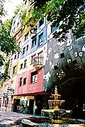 Vue sur la Hundertwasser