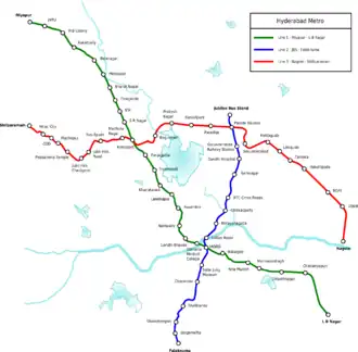 Image illustrative de l’article Métro d'Hyderabad