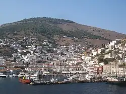 L'île d'Hydra, au sud du golfe Saronique.
