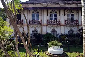 La Maison Braganza à Chandor, un manoir de la noblesse goanaise bâti au XVIIe&nbsp;siècle.