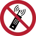 P013 – Interdiction d'activer des téléphones mobiles