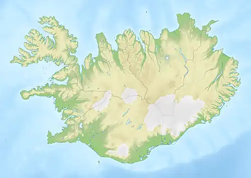 Voir sur la carte topographique d'Islande