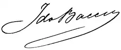 signature d'Ida Baccini