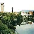 Le Natisone près de Borgo Brossana à Cividale del Friuli.