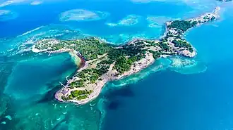 Vue aérienne de l'îlet