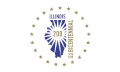 Drapeau du bicentenaire de l'Illinois.