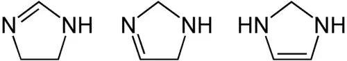 Isomères de l'imidazoline.