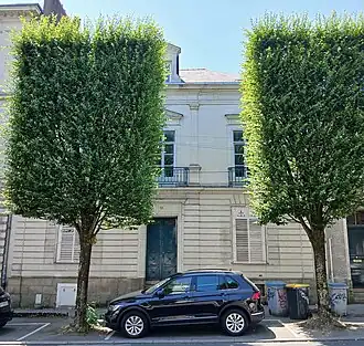 N°19 boulevard de Launay, hôtel particulier ayant appartenu à Joseph Paris.
