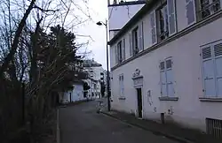 Villa Brune vue vers la rue des Plantes.