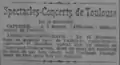 Annonce de l'ouverture de l'American Cosmograph dans l'Express du Midi du 21 décembre 1907.
