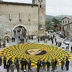 Infiorate di Spello dans les années 1970.