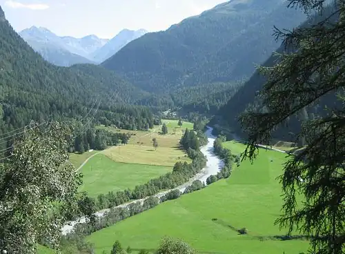 L'Inn proche de Susch.