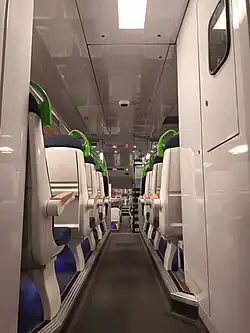 Intérieur des rames TER 2NNG HDF