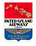 Premier logo sous Inter Island Airways, premier nom d'Hawaiian Airlines.