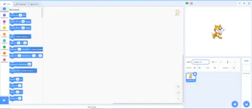 Interface de Scratch 3.0
