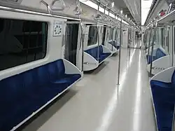 Intérieur d'un omnibus.