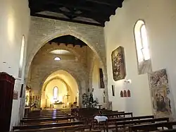 Intérieur de l'église de Santa Maria della Lizza.