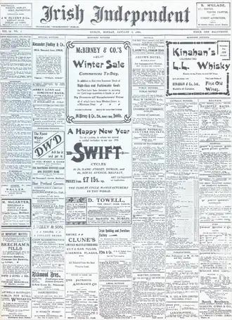 Image illustrative de l’article Irish Independent